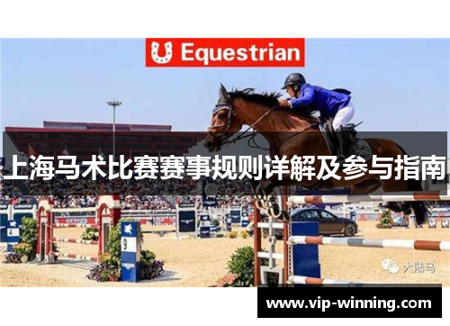 上海马术比赛赛事规则详解及参与指南