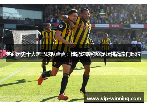 英超历史十大黑马球队盘点：谁能逆袭称霸足坛挑战豪门地位