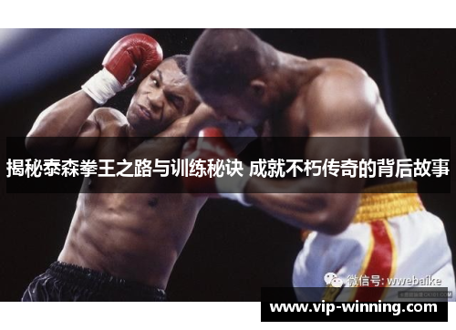 揭秘泰森拳王之路与训练秘诀 成就不朽传奇的背后故事
